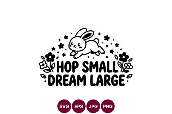 Cute Bunny Inspirational SVG