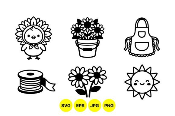 Cute Spring Garden SVG Icons: A Designer's Review