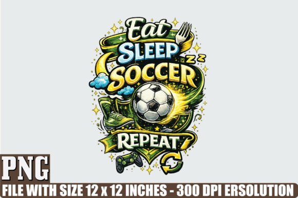 Eat Sleep Soccer Repeat PNG: A Designer's Real-World Review