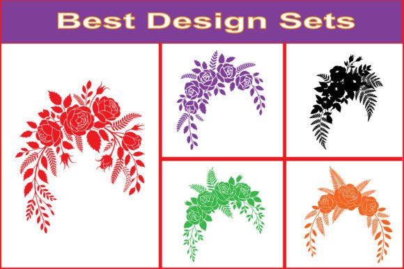 Elegant Flower Frames: Premium Graphics & Illustrations