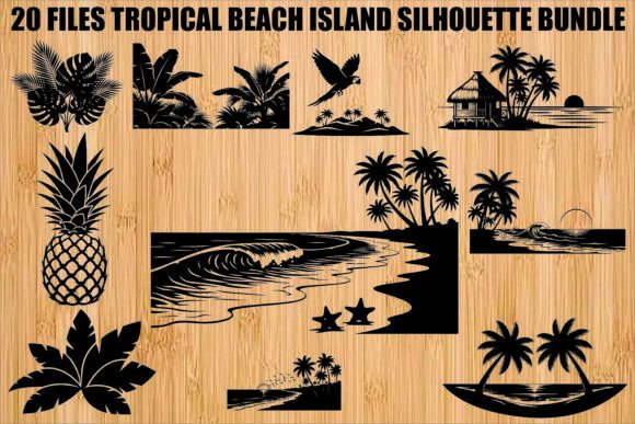 Tropical Beach Silhouette Bundle: A Designer's Review