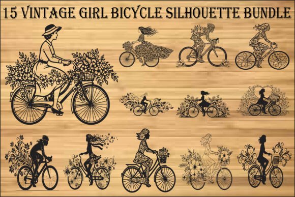 Vintage Girl Bicycle SVG Bundle: A Designer's Review