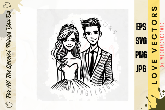 Weddingvectors 22001664: Romantic Graphics & Illustrations