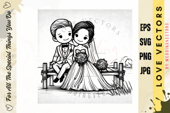 Weddingvectors - 33001356: Romantic Graphics & Illustrations