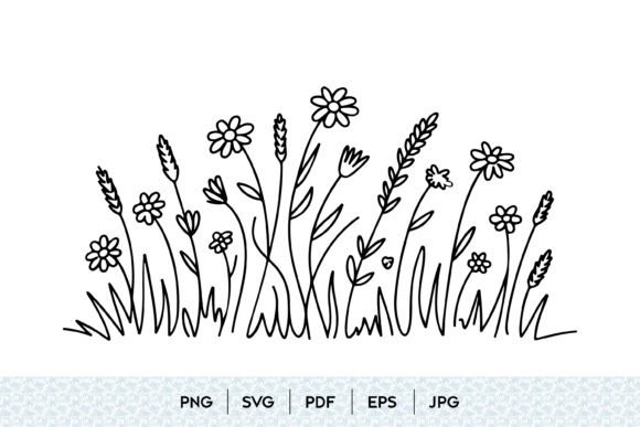 Wildflower Meadow Border SVG: A Designer's Review